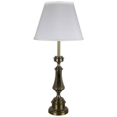 Used American 1940s Stiffel Neoclassical Brass Lamp