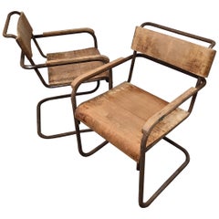 B34 Chair by Marcel Breuer 1920s pair