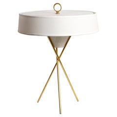 Brass Tripod Lamp by Gerald Thurston, 1950's