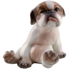 Dahl Jensen Dog Figurine, Pekingese Puppy