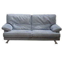 Ligne Roset 2-Seater Sofa in Light Blue Fabric