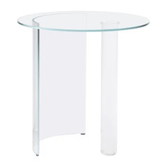 Mesa auxiliar Museum de cristal y vidrio borosilicato