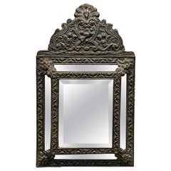 19th Century French Repousse Mirror