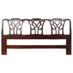 Henredon King Size Mahogany Headboard (Tête de lit en acajou)
