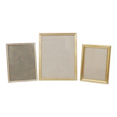 Matching Vintage Brass Photo Frames - Set of 3
