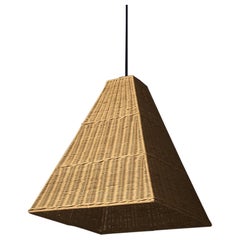 Massimo Rattan Large Pendant, by DUNLIN