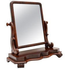 Antique Victorian Table Top Vanity Mirror