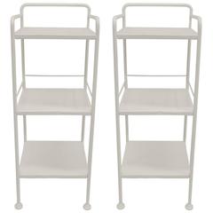 Pair of Side Tables or Nightstands, style of Jean Prouve 9