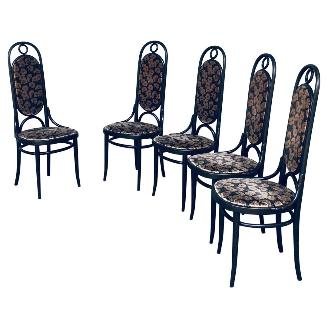 Chaises de salle à manger Thonet 79 modèle 207R "Long John", 1979