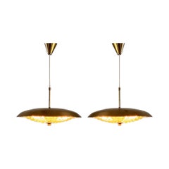 Carl Fagerlund Pendant Chandeliers for Lyfa, Denmark, 1970s