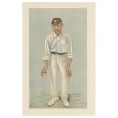 Il battitore stabile: Robert 'Bobby' Abel in Vanity Fair 1902 di 'Spy'
