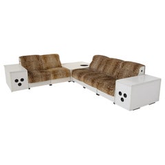 Safari style Italian Space Age sofa