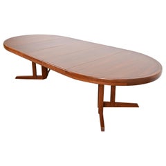 George Nakashima for Widdicomb Origins Collection Sculpted Walnut Dining Table