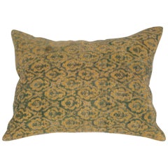 Early 20th Century Central Asian Cut Velvet pillow