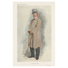 Antique Equestrian Elegance: Martinez de Hoz, The Argentine Sportsman, Vanity Fair 1910
