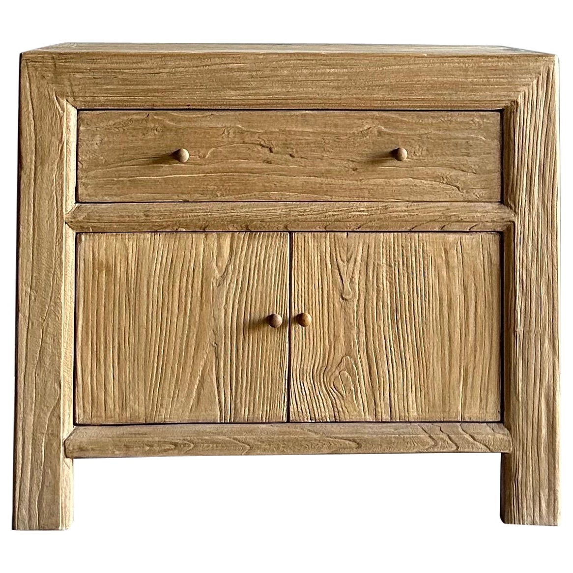Jacob Nightstand in Natural Reclaimed Elm Wood