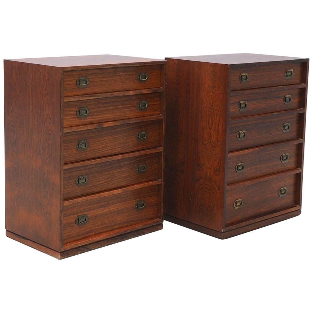 Pair of Small Rosewood Jewelry Chests by Henning Koch