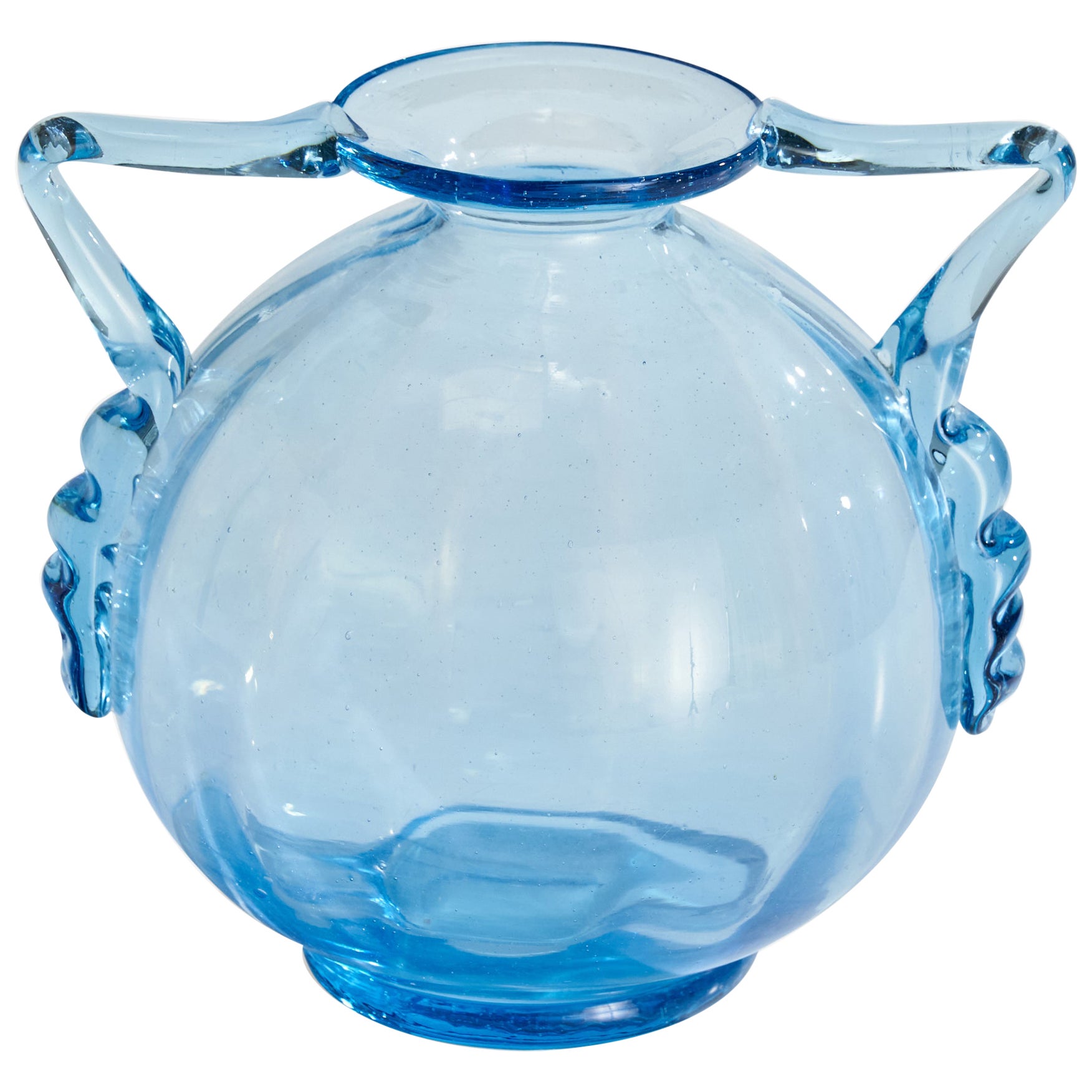 Johansfors Glasbruk, Vase, Blown Glass, Sweden, 1940s