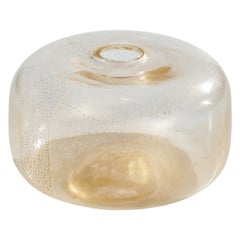 Carlo Scarpa, Vase, Glas, Blattgold, Italien, 1930er Jahre