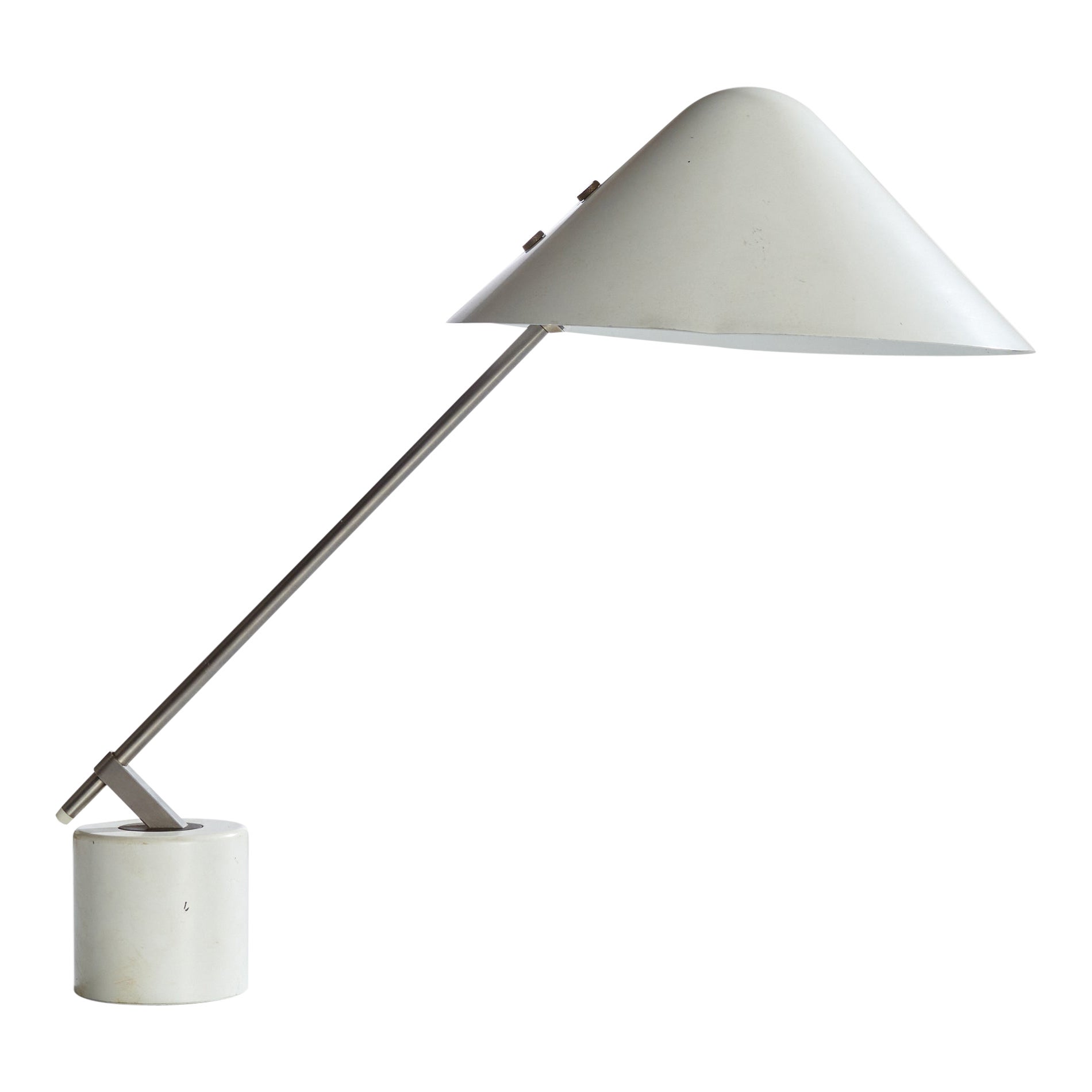 Jørgen Gammelgaard, Lampada da tavolo VIP, metallo, alluminio, Danimarca, 1983
