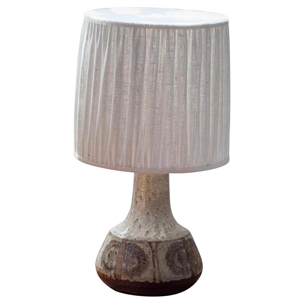 Søholm ceramic lamps H42 cm,  made in Denmark 1960's new handmade shade