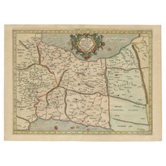 Mapa ptolemaico de Mercator de la antigua Asiria, Media y Persia