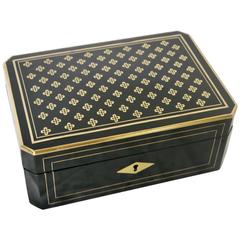 Jewelry Box Marqueterie Boulle Napoleon III, 1870s