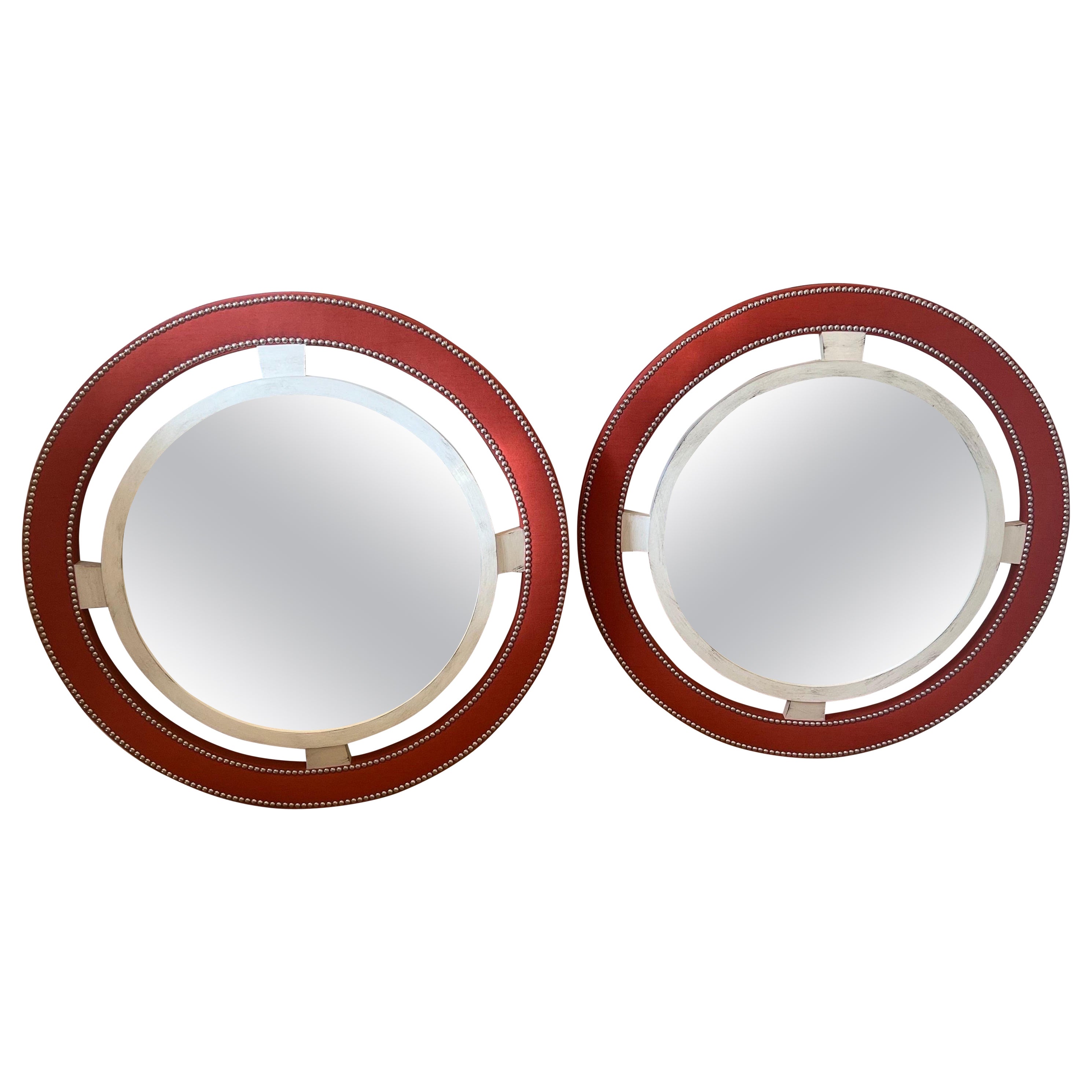 Pair of Thom Filicia Mirrors for Vanguard For Sale