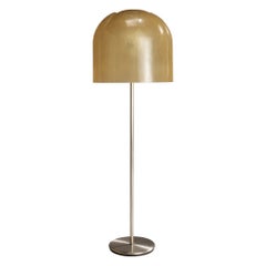 Salvatorre Gregorietti, Lampada da terra, metallo, fibra di vetro, Italia, anni '60
