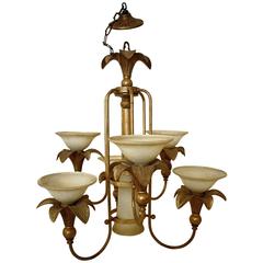 20th Century Art Deco Style Italian Chandelier 6