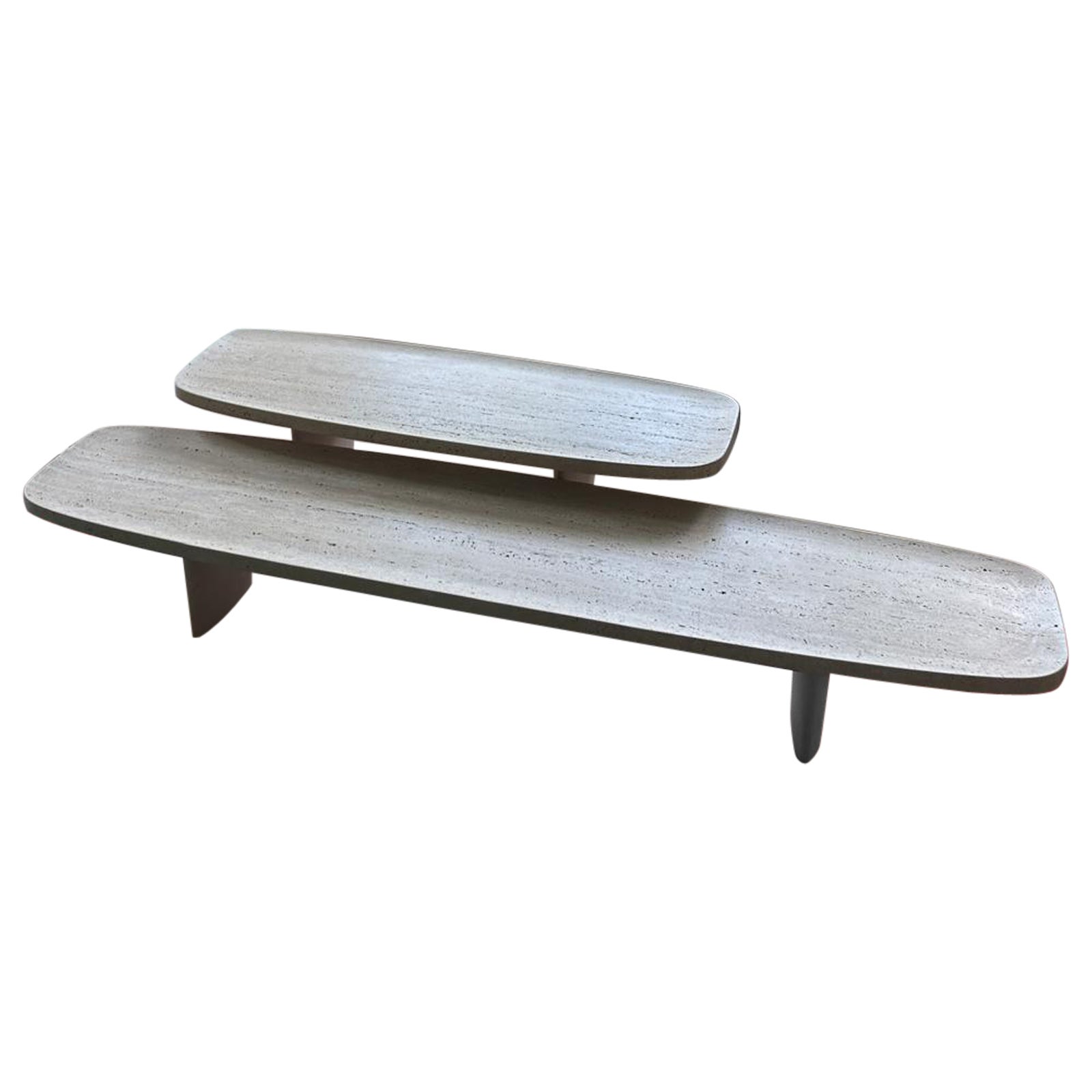 Set of Two ClassiCon Materia Coffee Tables by Christian Haas in Stock For Sale