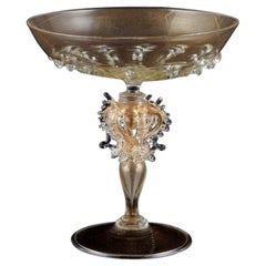 Murano, Italie. Centre de table en verre d'art. Craft avec des hippocampes.