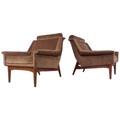Pair of Mid-Century Scandinavian Lounge Chairs