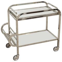 Vintage Chrome/Glass Bar Cart
