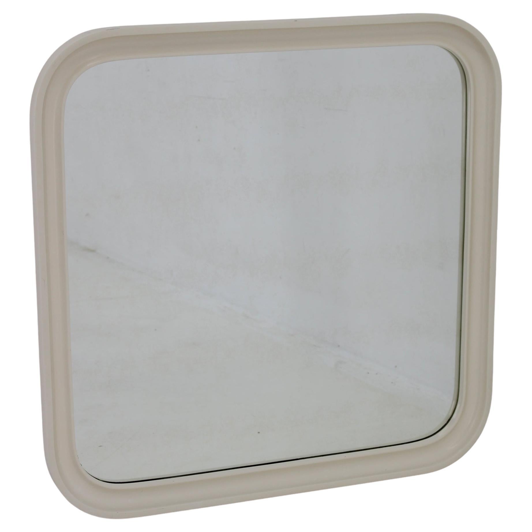 1960s Square Wall Mirror, Italy