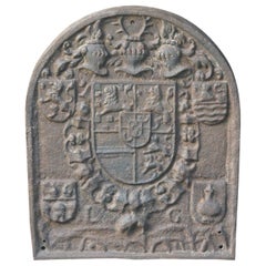 Plaque de cheminée / dosseret de style French Renaissance, 20e siècle