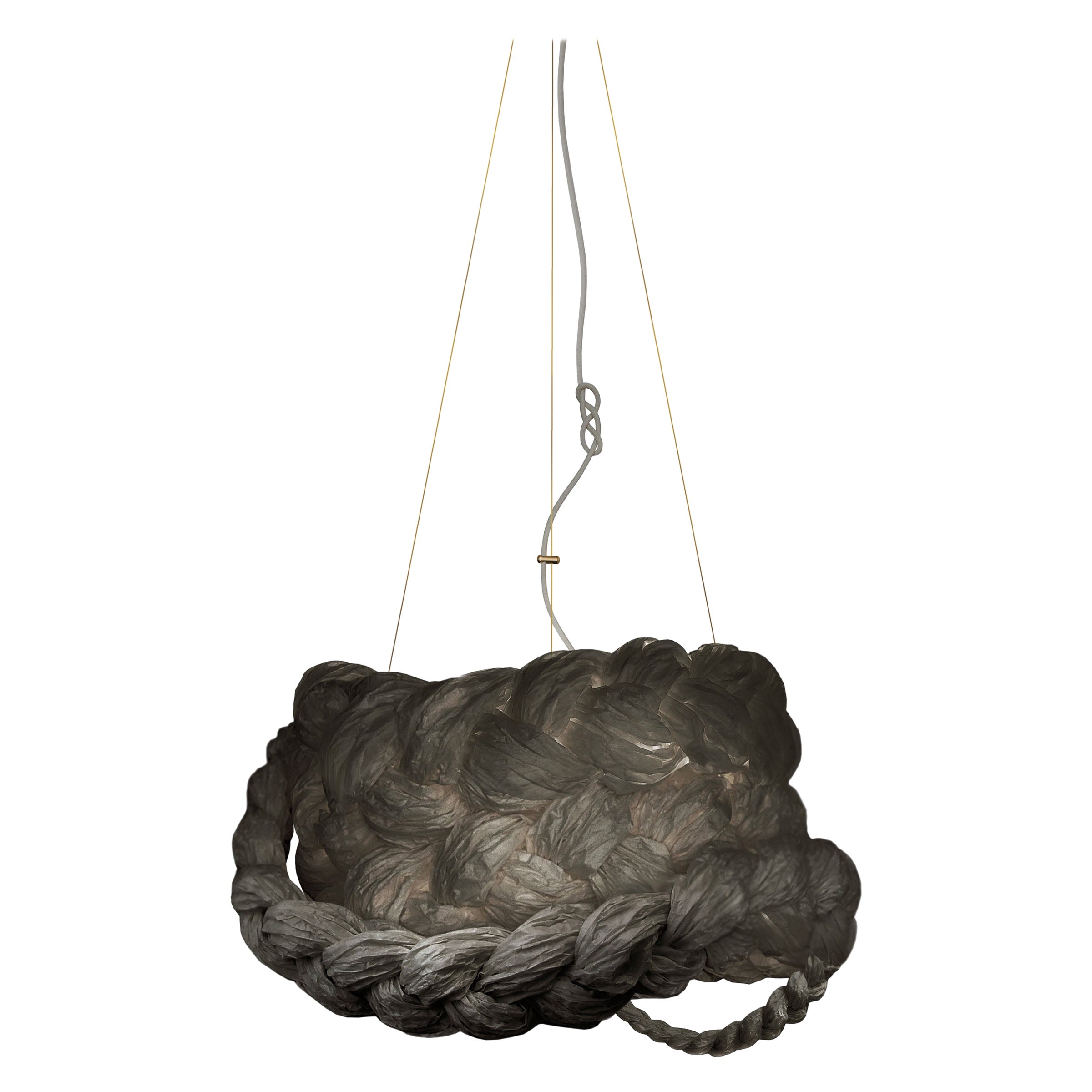 The Bride Large Graphite Pendant Lamp by Mammalampa