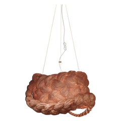 Grande lampe suspendue rose The Bride de Mammalampa