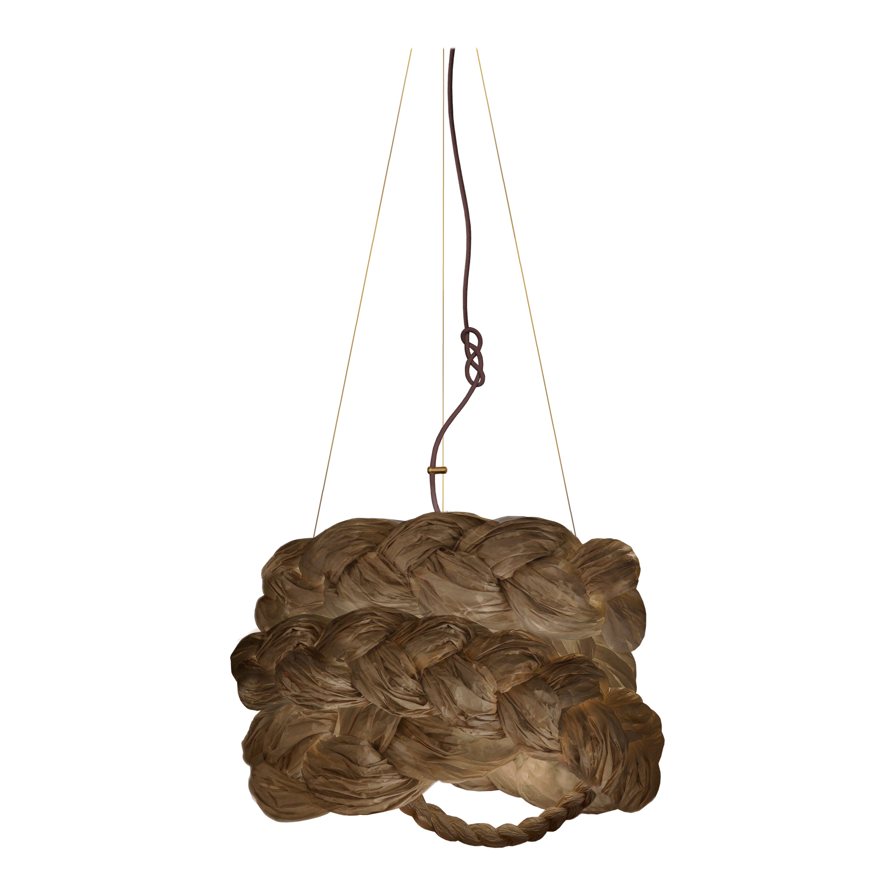 Lampe suspendue The Bride Medium Brown de Mammalampa
