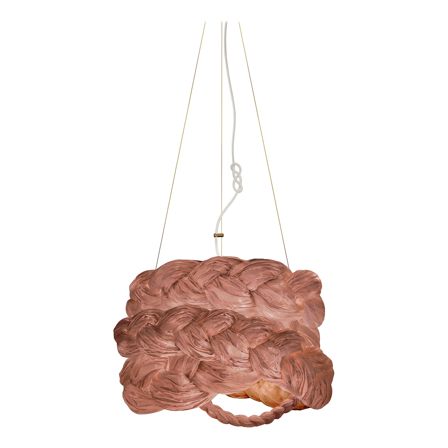 Lampada a sospensione The Bride Medium Pink di Mammalampa