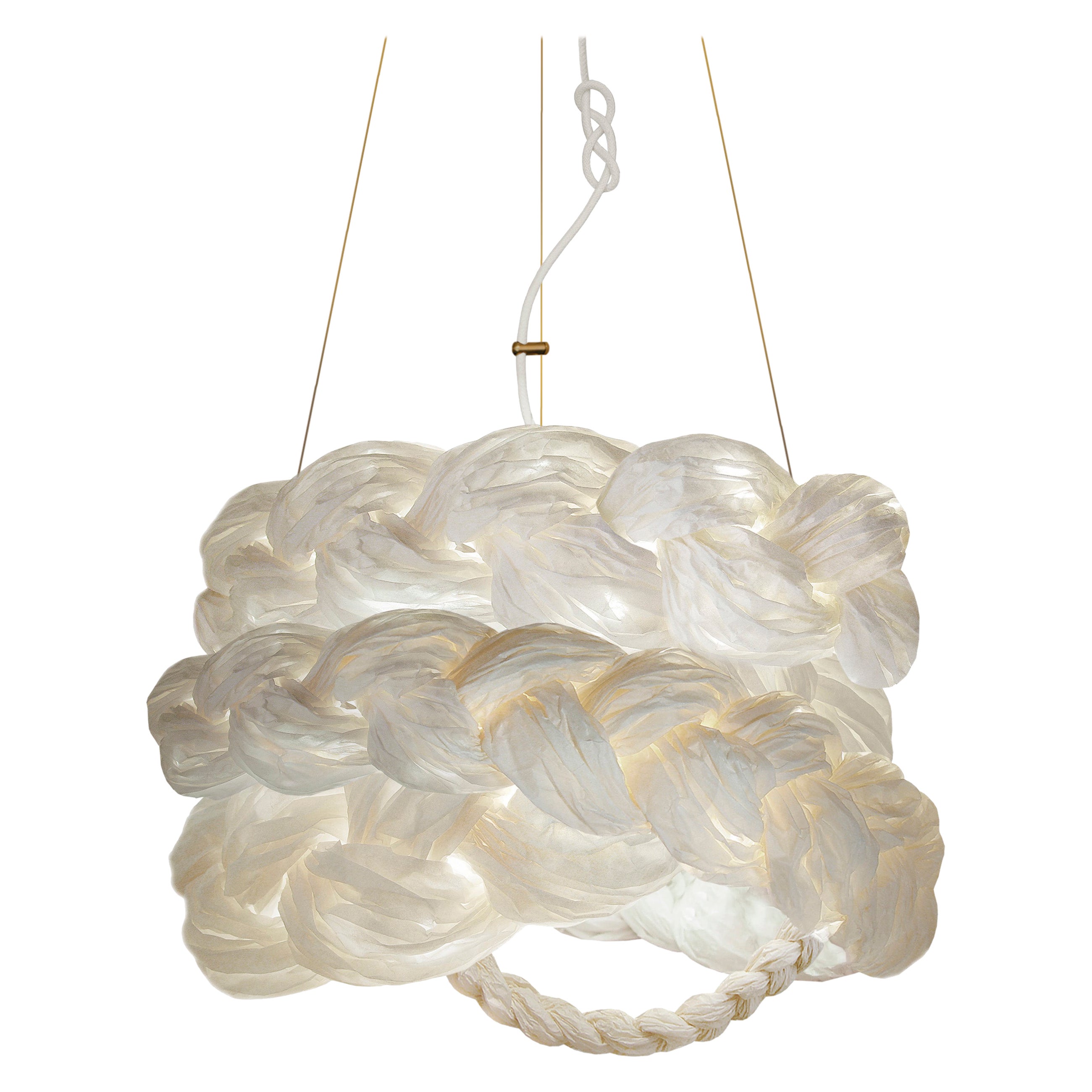 Lampada a sospensione The Bride Medium White di Mammalampa