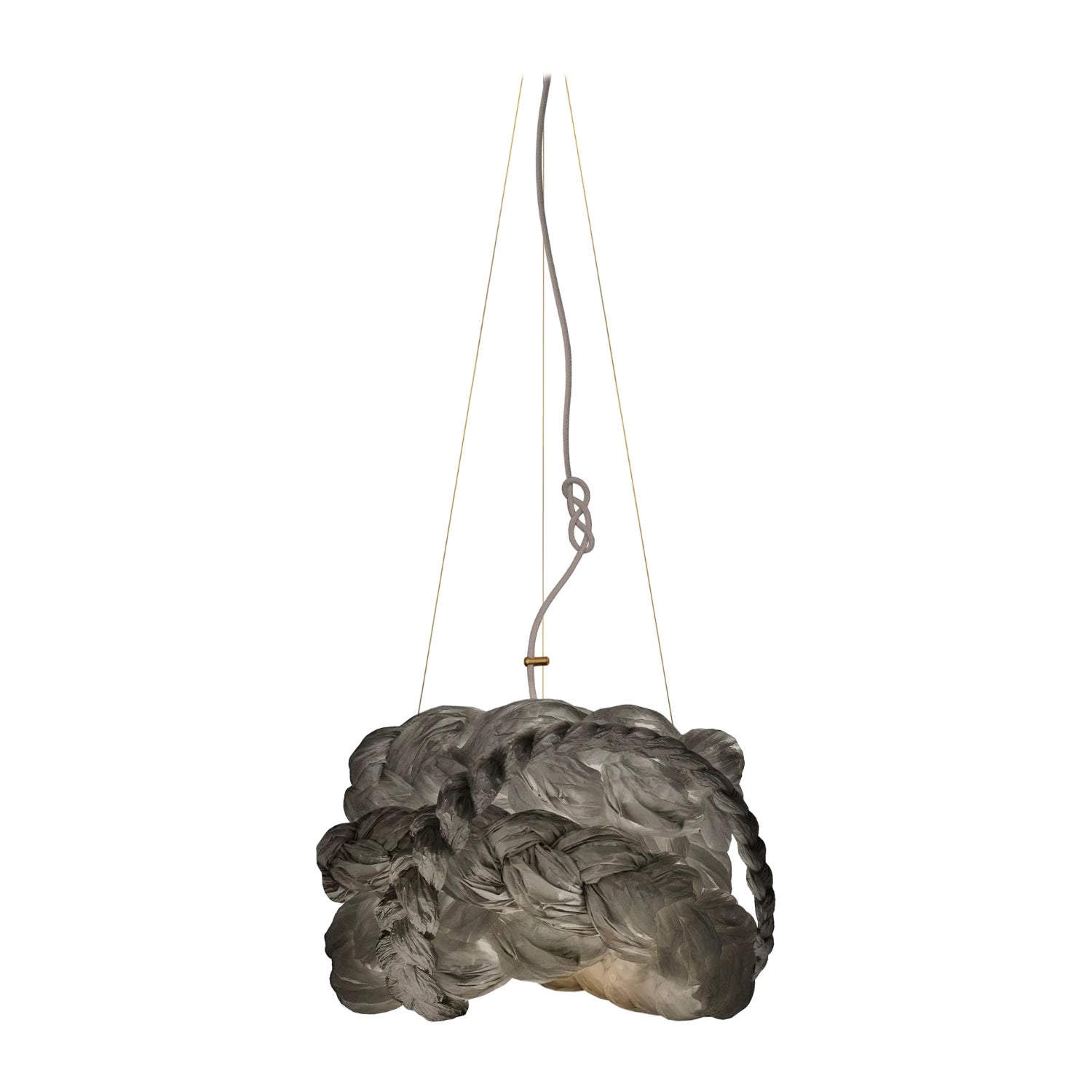 Lampada a sospensione The Bride Small Graphite di Mammalampa