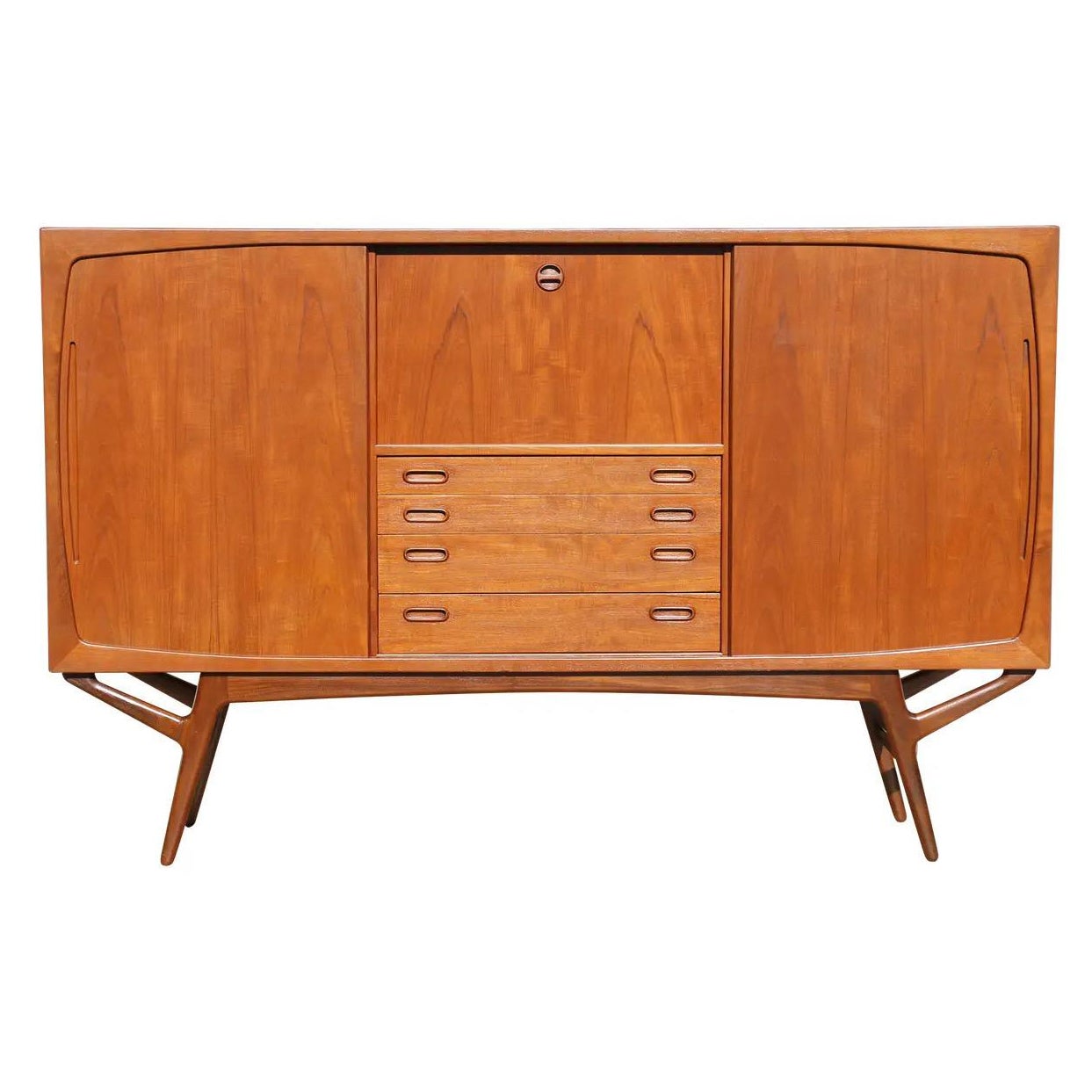 Armoire à cocktail moderne danoise du milieu du siècle dernier par Kurt Ostervig en vente