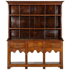 Antique English George III Oak Dresser