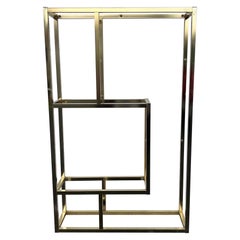 Mid Century Modern Brass Etagere