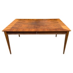 Mid Century Modern Vintage Lane Scandia, First Edition Dining Table With 1 Leaf