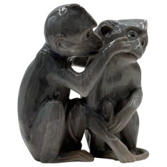 Figuras de mono de porcelana Bing & Grondahl