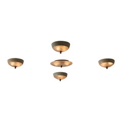 Trois plafonniers ou appliques de Lumi