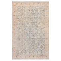 Doris Leslie Blau Antique Persian Tabriz Botanic Handmade Wool Rug