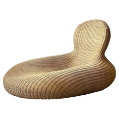 Sculptural Rattan Chaise by Carl Ojerstam for Ikea